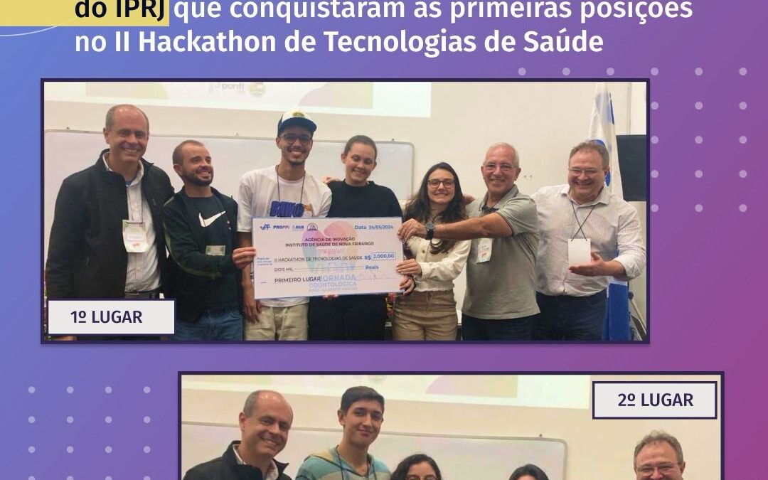 PPGCTM no II Hackathon de Tecnologia de Saúde (UFF)