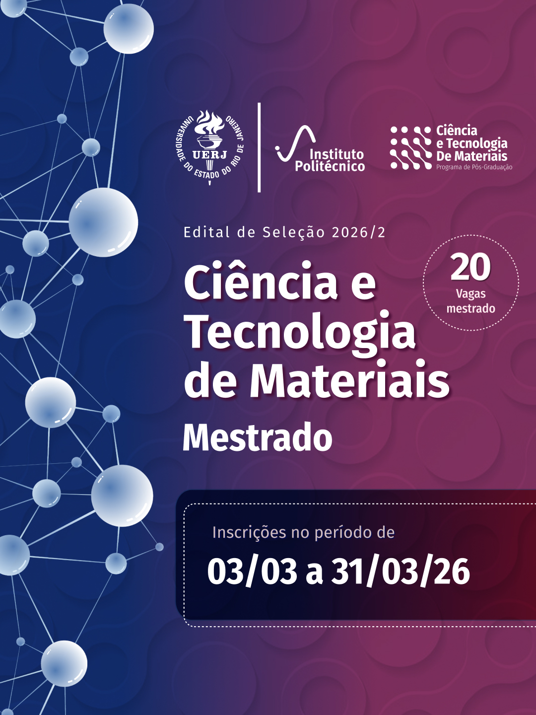PPGCTM – PROCESSO SELETIVO 2026/2